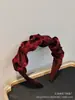 Diadema de Tela Plegada Ligera Estilo Coreano para Uso Diario Diadema Elegante Especial para Lavado Facial Pasador de Moda Simple para Mujeres
