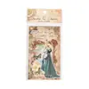 Libro de pegatinas troqueladas de suministro directo de la marca Yuxian, material estilo palacio retro francés 'Dream Garden Tea Talk' para collage DIY