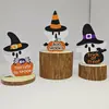 Enfeites de Cabeça de Abóbora de Halloween para Novos Produtos Transfronteiriços Personalizados Espírito da Árvore de Mesa Resina Tendência Decoração de Atmosfera Enfeites de Presente