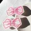 Directo de fábrica lindo corazón de niña lazo pinza de pico de pato pinza para flequillo Joker Accesorios para el cabello japoneses y coreanos al por mayor