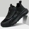 Zapatos Nuevos de Primavera 2026 para Hombre con Suelas Suaves, Zapatos Deportivos Casuales Versátiles Negros, Zapatos de Trabajo Impermeables de Cuero