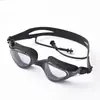 Gafas de Natación Impermeables y Antivaho Gafas de Natación Modernas Gafas de Natación para Miopía para Hombres y Mujeres Marco Grande Equipo de Buceo y Natación