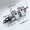 Torno de carpintería telescópico DIY Pasador de centrado giratorio Torno para cuentas Contrapunto de taladrado Accesorios para torno Torno para cuentas