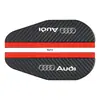 Protector de Lluvia para Espejo Retrovisor, Cubierta para Lluvia para Coche Universal con Patrón de Fibra de Carbono Engrosado, Accesorios para Coche
