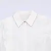 Exportação Transfronteiriça Roupas Femininas Primavera 2026 Estilo Europeu e Americano Gola Lapela Camisa Top com Franjas e Pedrarias Feminino E490382