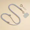 Cordón para teléfono móvil mejorado, halter, bandolera, retráctil, ajustable, anti-pérdida, funda de teléfono universal, duradero, largo