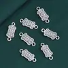 Acessórios de prata esterlina 99 pés anel duplo de prata acessórios de moeda Ruyi retrô 3D prata dura material de miçangas feito à mão DIY atacado