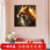 Amazon vendendo DIY animal 5D pintura diamante raposa fofa bordado kit ponto cruz fabricantes fornecem atacado