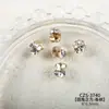 Decoraciones Brillantes para Uñas con Acabado, con Pedrería de Cristal de Alta Calidad con Forma de Huevo de Paloma, Pedrería con Forma de Azúcar Hielo y Pequeños Accesorios para Uñas Portátiles