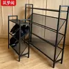 Zapatero estrecho a medida con un estilo sencillo para la entrada, zapatero y estante de almacenamiento para dormitorio y vivienda de alquiler, zapatero metálico inclinado sencillo