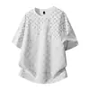 Camiseta de Manga Corta con Estampado Completo de Cuadros para Hombre ACU Ropa de Hombre Verano 2026 Holgada Transpirable Talla Grande Personalidad Top para Hombre