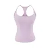 Top Regata de Cashmere Stretch com Decote Profundo para Mulheres, Novo Estilo de Verão, Alça Fina Sexy, Camiseta Básica para Fitness e Esportes