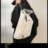 Bolso bandolera de marca de moda para hombre, mochila grande informal de estilo japonés, riñonera deportiva, bolso bandolera de un solo hombro para mujer, bolso de pecho moderno para estudiante hombre