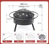Parrilla de Barbacoa para Exteriores para Uso en Casa en Interiores, Parrilla de Barbacoa para Exteriores, Set de Carbón Calefactor para Hoguera de Patio