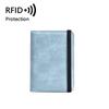 Tarjetero de piel sintética transfronterizo, tarjetero RFID, cartera de viaje, bolso de identificación multifunción, venta al por mayor