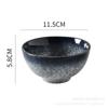 Estilo japonês cerâmica louça restaurante Cerâmica grossa Mingau Rice Bowl Comercial 4,5 polegadas estilo coreano misto Rice Bowl Household Soup Bowl
