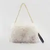 Bolsas Femininas de Comércio Exterior Transfronteiriço Europeu e Americano Bolsa de Mão Clutch Bolsa de Mão Clutch Retro da Amazon Bolsa de Mão Clutch de Pelo Fofo de Grande Capacidade