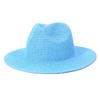 Sombrero de Sol de Moda para Viajes al Aire Libre, Protección Solar para la Playa, para Hombre y Mujer, Sombrero de Paja Jazz Colorido de Primavera y Verano, Regalo