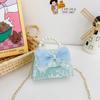 Bolso Nuevo para Niños 2024 Bolso Cruzado Bolso de Mano de Moda con Perlas Lazo de Encaje Niña Princesa Accesorios Bolso