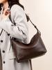 Bolso de hombro para mujer transfronterizo retro mate bolso de axila Joker casual para el día a día bolsa de albóndiga una generación de pelo