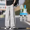 Pantalones Casuales de Pierna Ancha para Hombre Verano 2026, Corte Recto, Ajuste Holgado, Deportivos, Pantalones para Hombre de Talla Grande
