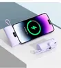 Carregamento de Emergência Transfronteiriço Sem Fio Cápsula Power Bank Mini Compacto Portátil Carregamento Rápido Fonte de Alimentação Móvel Logo Impresso
