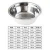 Bacia para Sopa de Aço Inoxidável Estilo Coreano Prato Raso para Sopa Tigela de Sopa para Jardim de Infância Tigela de Arroz para Restaurante Tigela Luosifen Tigela para Macarrão Instantâneo Tigela Dourada