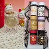 Oro Puro 999 Princesa "Por Favor Hazte Rico" Pequeño Pastel Colgante de Oro - Bolsa Cubo de Dinero Instantáneo Regalo de Promoción de Tienda