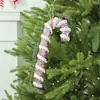 Decoraciones Navideñas Transfronterizas, Colgantes de Paleta de Espuma Roja y Blanca, Colgantes de Caramelo Gigante con Arreglo Creativo