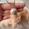 Paleta de Nail Art Transfronteiriça Ágata de Resina Decoração Dourada Paleta Pintada Ferramenta de Exibição de Unhas Atacado