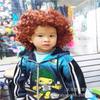 Peluca para Bebé y Niños Peluca Falsa para Fotografía de Bebés Cabello Corto Rizado Peluca para la Cabeza Peluca Moderna para Niños y Niñas Set de Pelucas Peluca de Payaso