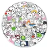 78 Adesivos de Emoticons de Mochi, Adesivos Personalizados de Desenho Animado de Celebridade da Internet Graffiti, Papelaria Criativa DIY para Computador Mesa Adesivos à Prova d'Água