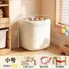 Cubo de Almacenamiento para Muñecas Extra Grande con Tapa Transparente abatible Contenedor de Almacenamiento Infantil Cubo de Almacenamiento para Juguetes de Peluche con Ruedas