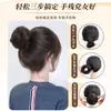 Peluca Bola de Nido de Pájaro Cabeza Redonda Máquina de Cabello Bolsa para Peluca Anillo Retráctil para Peluca Esponjoso Perezoso Lindo Brote de Flor