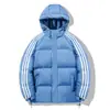 Produto de sucesso em lives do TikTok: Jaqueta de algodão casual com capuz nova para inverno masculino, espessa, quente, de corte solto