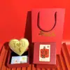 Popular Oro Puro 999 Exquisito de Gama Alta de Shuibei Regalo del Día de San Valentín Chino Declaración de Amor Regalo de Amor para Amigos Hombres y Mujeres Venta al por Mayor