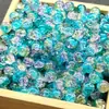 8mm Beads Flor Explosiva Esmalte Gelo Rachado Contas Soltas Material para Pulseira Colar Brinco DIY Feito à Mão Ornamento Acessórios Nenhum