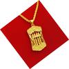 Colgante de ábaco con flor de coche bañada en oro y latón, joyería de oro de imitación galvanizada, suministro para el mercado nocturno, colgante para damas