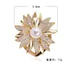Hebilla para Pañuelo de Seda, Anillo para Nudo de Esquina de Ropa, Broche de Lujo de Doble Uso de Alta Gama, Pin de Ramillete para Mujer, Accesorio para Bufanda, Joyería