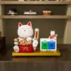 Adorno de Gato de la Suerte Beihanmei Regalo de Inauguración Modelo Nuevo 2026 Mano que Saluda Automáticamente Decoración de Mostrador de Tienda Caja Registradora