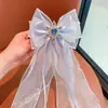 Pinzas para el pelo de lazo estilo hada para niños coreanos, Cadena para la frente de perla de concha, Pasadores dinámicos, Cadenas para el pelo trenzadas, Accesorios para el pelo