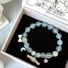 Pulseira Sanrio Cinnamoroll para Mulheres, Design de Nicho Ins, Nova Pulseira de Cristal de Alto Valor, Presente de Aniversário para Melhor Amiga