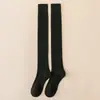 Calcetines de Terry para Mujer Extra Largos Hasta la Rodilla, Calcetines Largos Cálidos de Invierno, Calcetines Gruesos de Lana con Forro de Felpa, Calcetines de Protección para Rodilla y Pierna