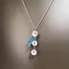 Colar de Botão Vintage Único Boneco de Neve Diabinho Halloween Vintage Nicho Exquisito Estilo Frio Corrente para Clavícula Versátil