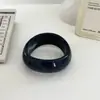Pulseiras de Resina Irregulares Geométricas Borradas Transfronteiriças para Mulheres, Pulseiras de Design de Moda Personalizadas, Coleção de Acessórios de Joias