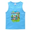Chal de Verano 2026 para Niños Estilo Coreano Algodón Casual Camiseta Interior Absorbente de Sudor Color Sólido Dulce Sin Mangas Sudadera para Niños