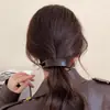 Pasador para Cola de Caballo Alta Estilo Nuevo 2025 para Mujer Pinza para Parte Trasera de la Cabeza Pasador Vertical de Temperamento Pinza de Pico de Pato Pinza Pinza para el Cabello