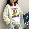 Sudadera Fina para Niña Estilo Coreano Dulce Linda Estampado de Dibujos Animados Jersey Top Nuevo Elegante para Primavera y Otoño de Bebé