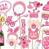 Pz106 19 Accesorios de Cumpleaños para Niñas, Accesorios Festivos para Animación, Suministros para Fiestas, Accesorios para Fotos