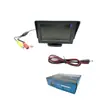 Monitor de 4,3 polegadas para Carro, Tela HD para Desktop com Entrada Bidirecional, Prioridade de Imagem de Ré, Venda Quente Transfronteiriça